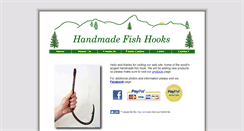 Desktop Screenshot of handmadefishhooks.com
